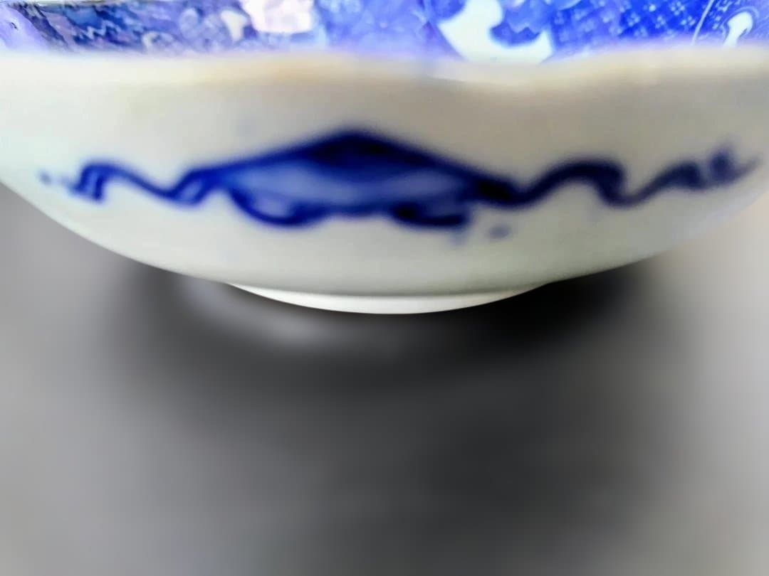 明治時代の古伊万里印判なます小皿7枚