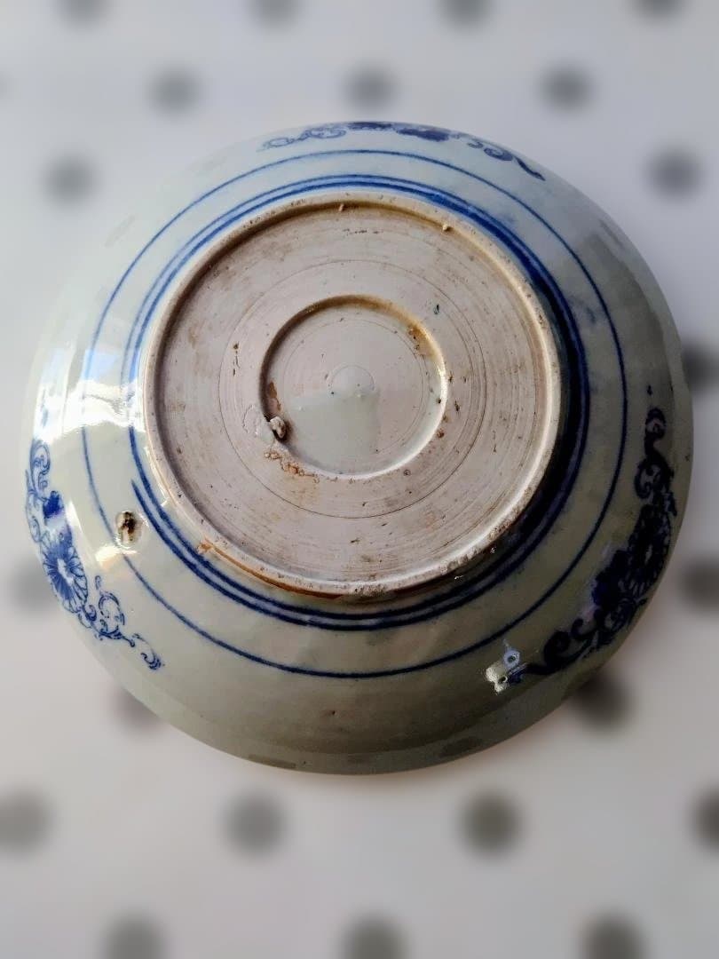 明治時代の古伊万里印判なます小皿7枚