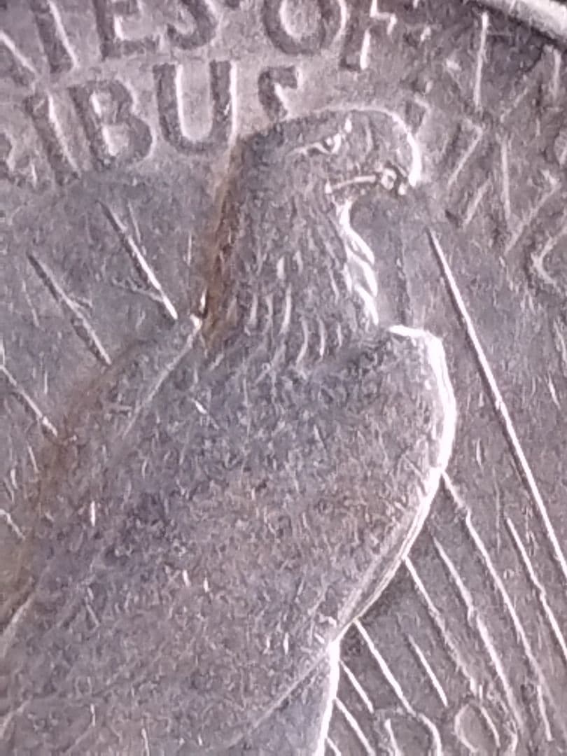 (5205)1926 US．アンティーク　ピースダラー銀貨　ユーズド