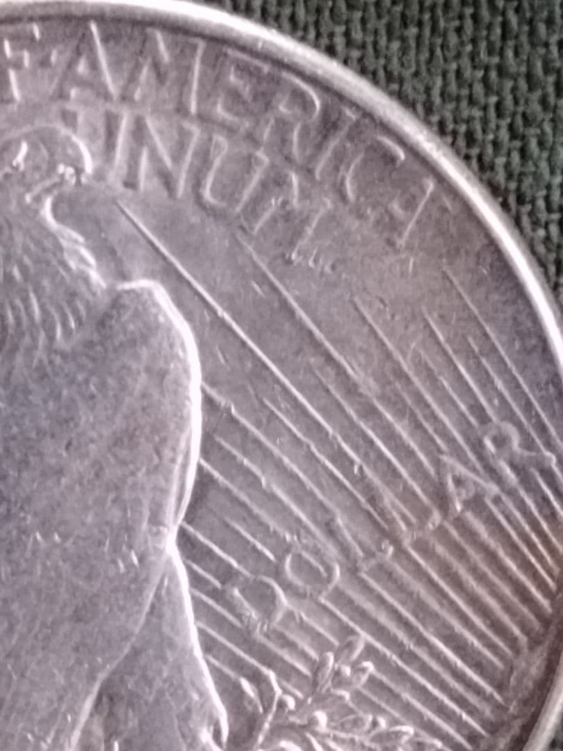 (5205)1926 US．アンティーク　ピースダラー銀貨　ユーズド