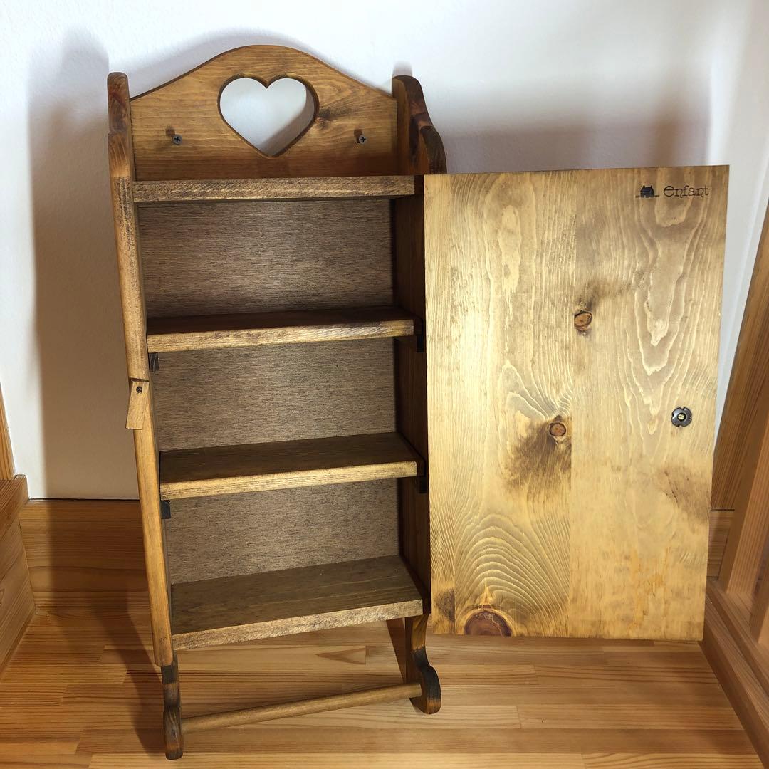 カントリー家具 アンファン 収納ボックス 木製 希少 未使用