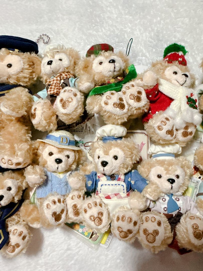 ダッフィー ぬいぐるみバッジ ぬいぐるみストラップ まとめ売り
