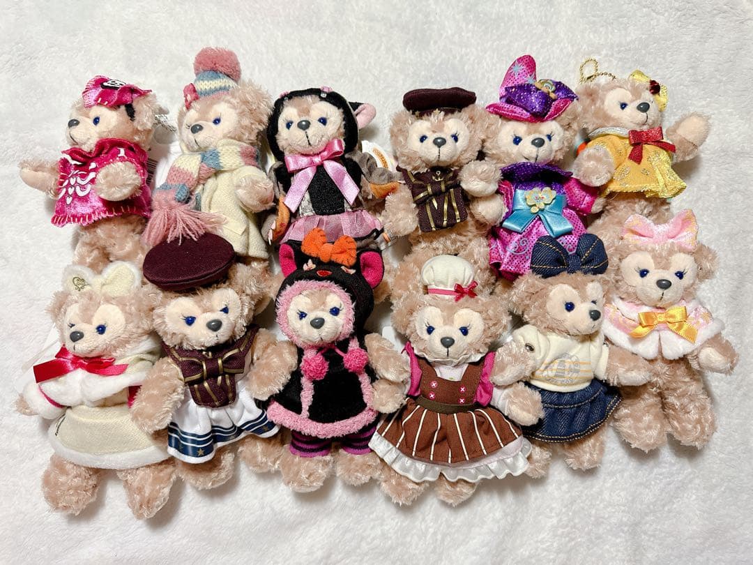 ダッフィー ぬいぐるみバッジ ぬいぐるみストラップ まとめ売り