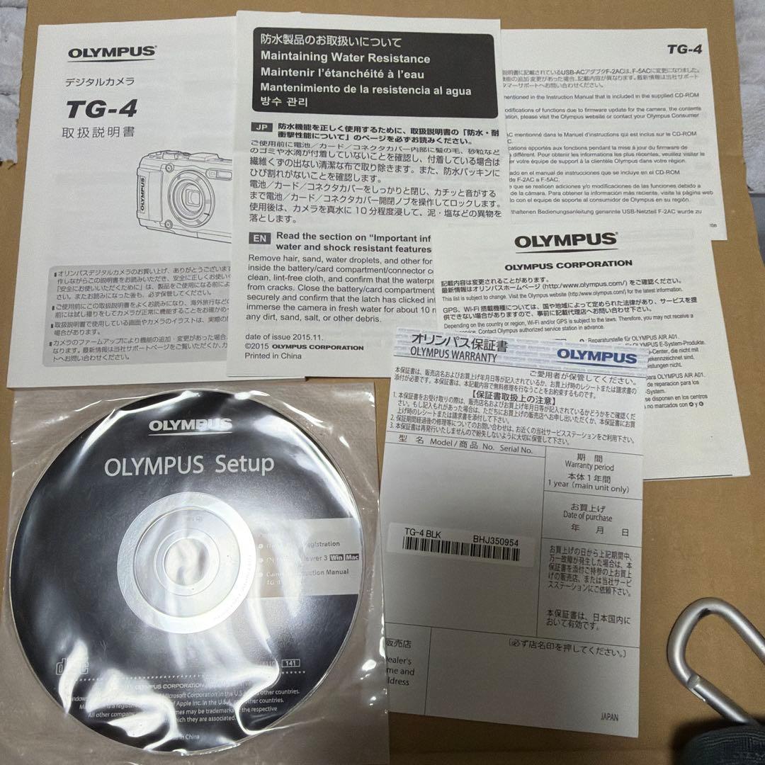 OLYMPUS STYLUS TG-4 Tough ブラック