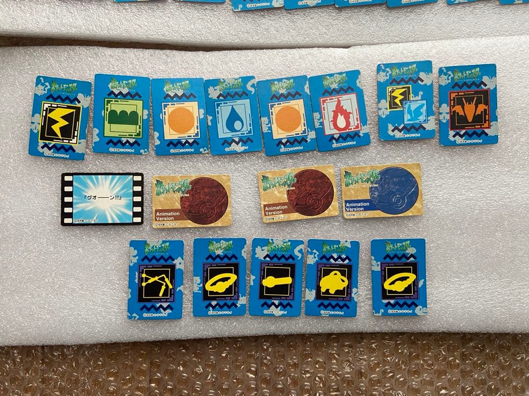 昔（おそらく90年代）のポケモンカード（ミニサイズ）36枚