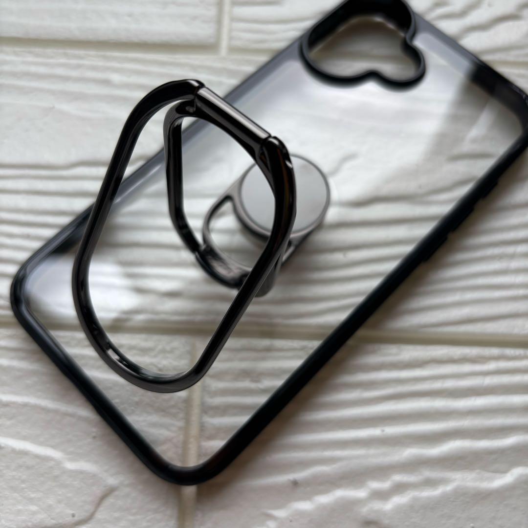 iPhone 16 Plus ケース スマホリング スマホグリップ 角度調節可能