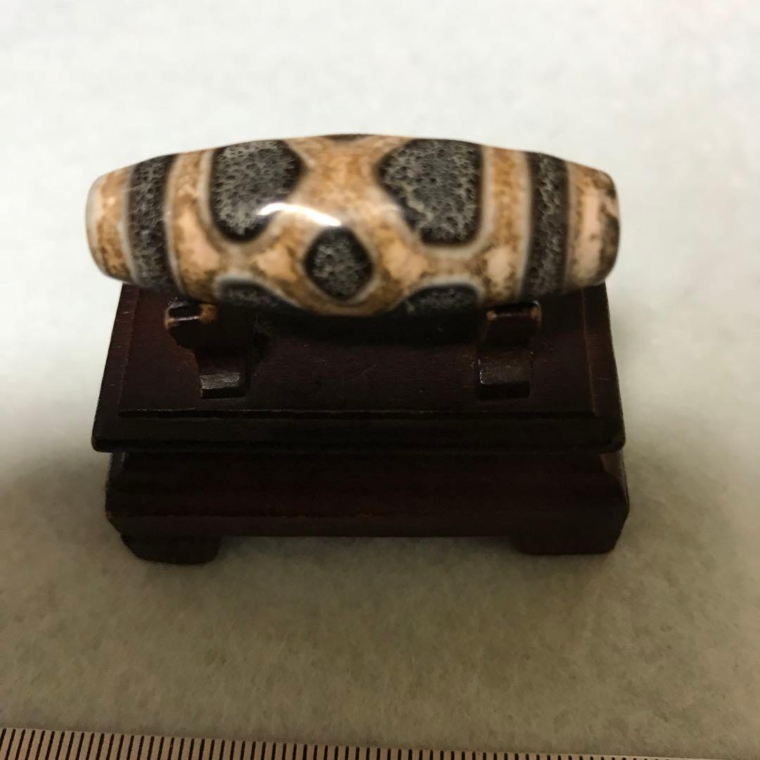 超激レア珍品‼︎ 古代老礦石　特別出品　亀甲長寿天珠　　マニア向き
