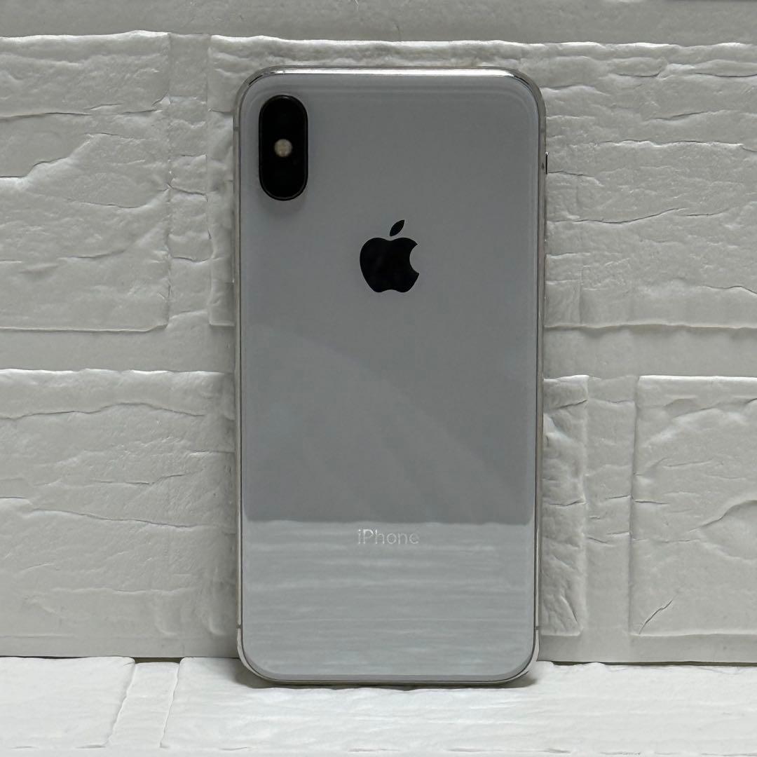 iPhoneX 64GB シルバー SIMフリー 美品