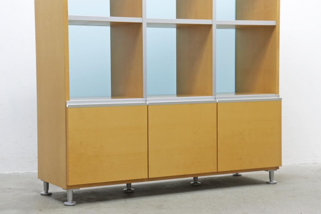 ドイツ ウィルクハーン ミナモ シェルフ ビーチ材 飾り棚 食器棚 オフィス