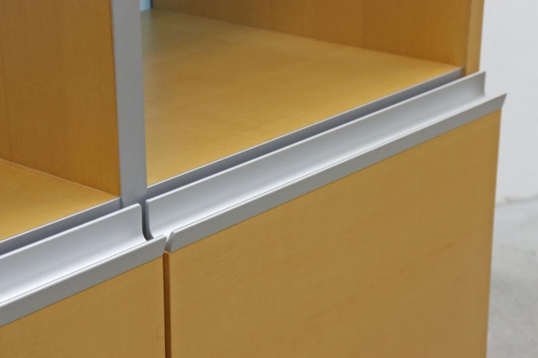 ドイツ ウィルクハーン ミナモ シェルフ ビーチ材 飾り棚 食器棚 オフィス