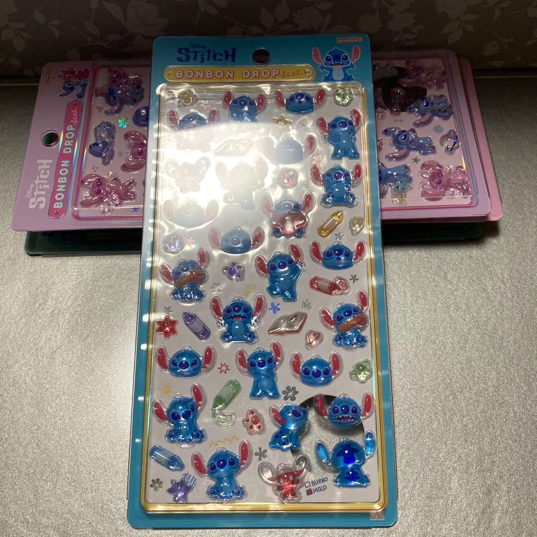 正規品　ディズニー　ボンボンドロップシール　4枚セット　プリンセス　モンスター等