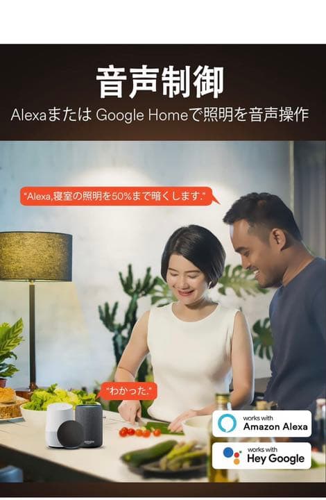 Lumary Wi-Fi LED 電球 スマートライト 9W 1600万色