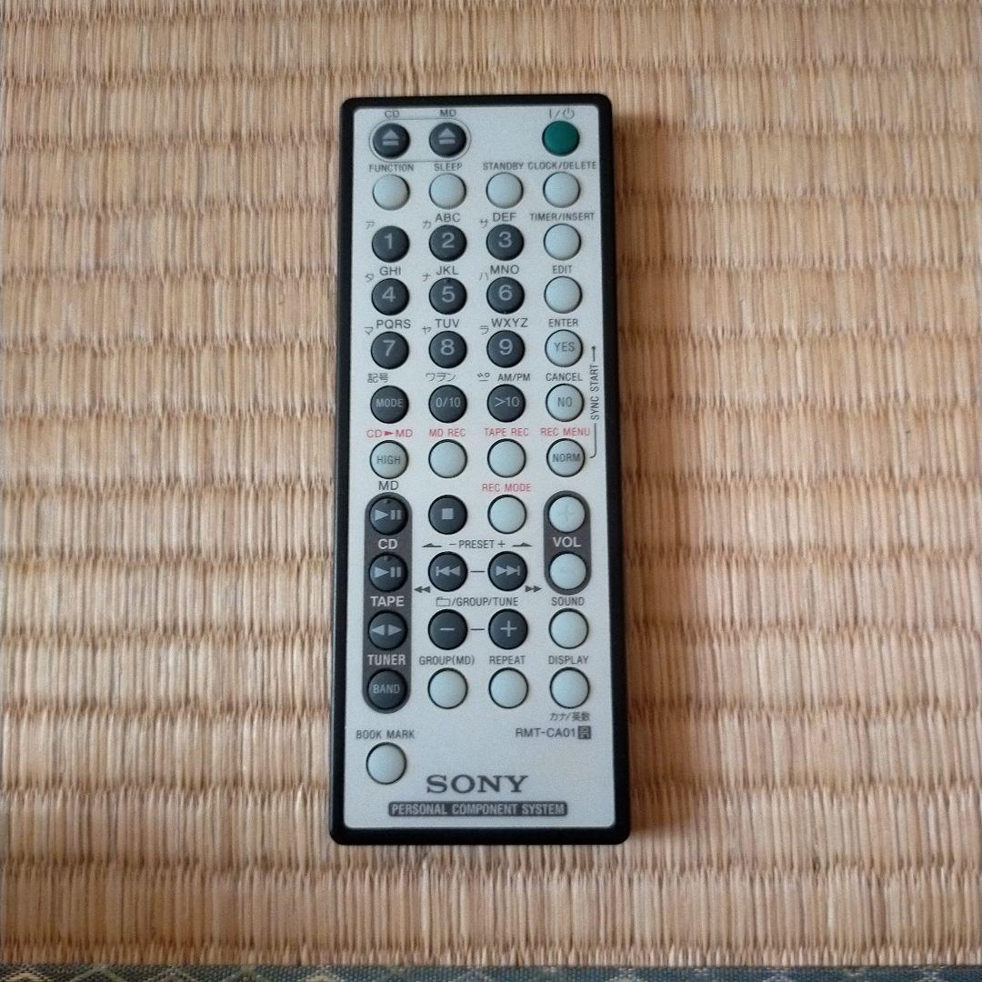 SONY パーソナルコンポーネント　CMT-A01MD ブラック