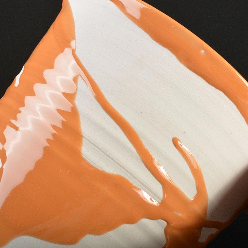 九谷焼　徳田順子(四代八十吉)作　水指　花器　共箱　C　6742C