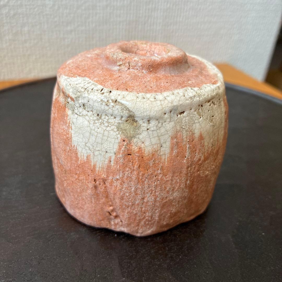 大前悟　加賀光悦写し　赤ぐい呑み