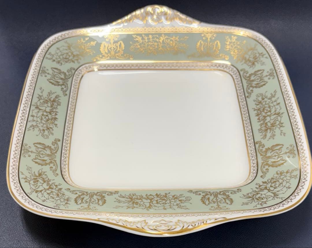 《美品》ウェッジウッドコロンビア　セージグリーン　SP