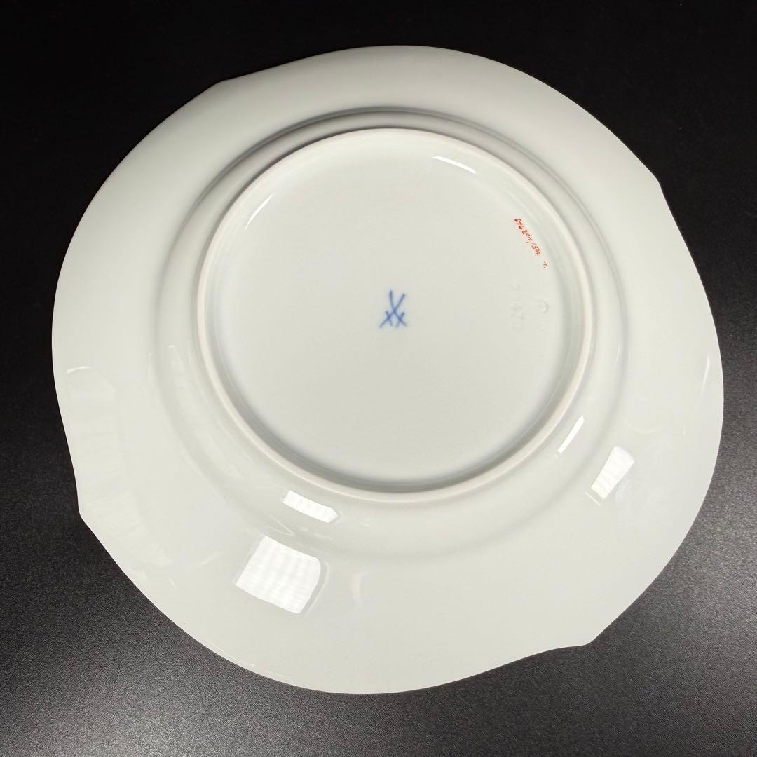 新品 マイセン アルペンフローラ 高山ポピー プレート(19cm)1枚、１級品