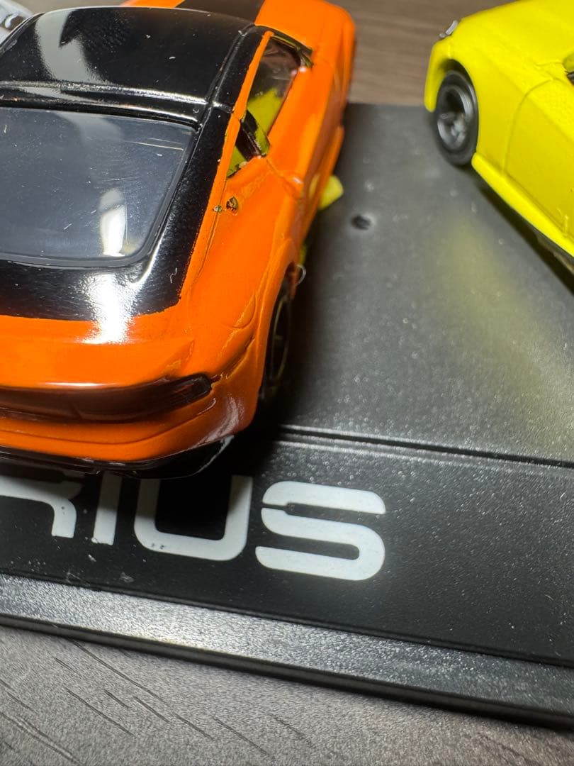 rz 34 トミカ3台セット イエロー オレンジ シルバー　オレンジが改造トミカ