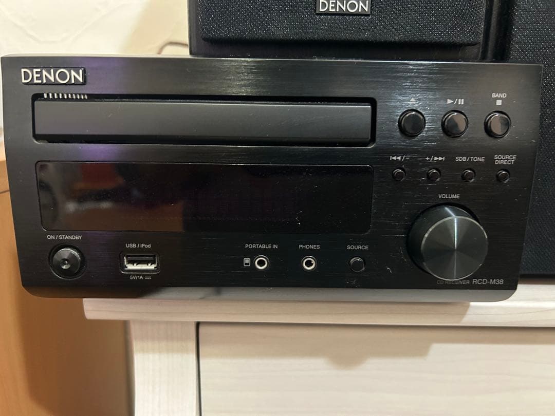 DENON RCD-M38 + スピーカー SC-M37 2本セット