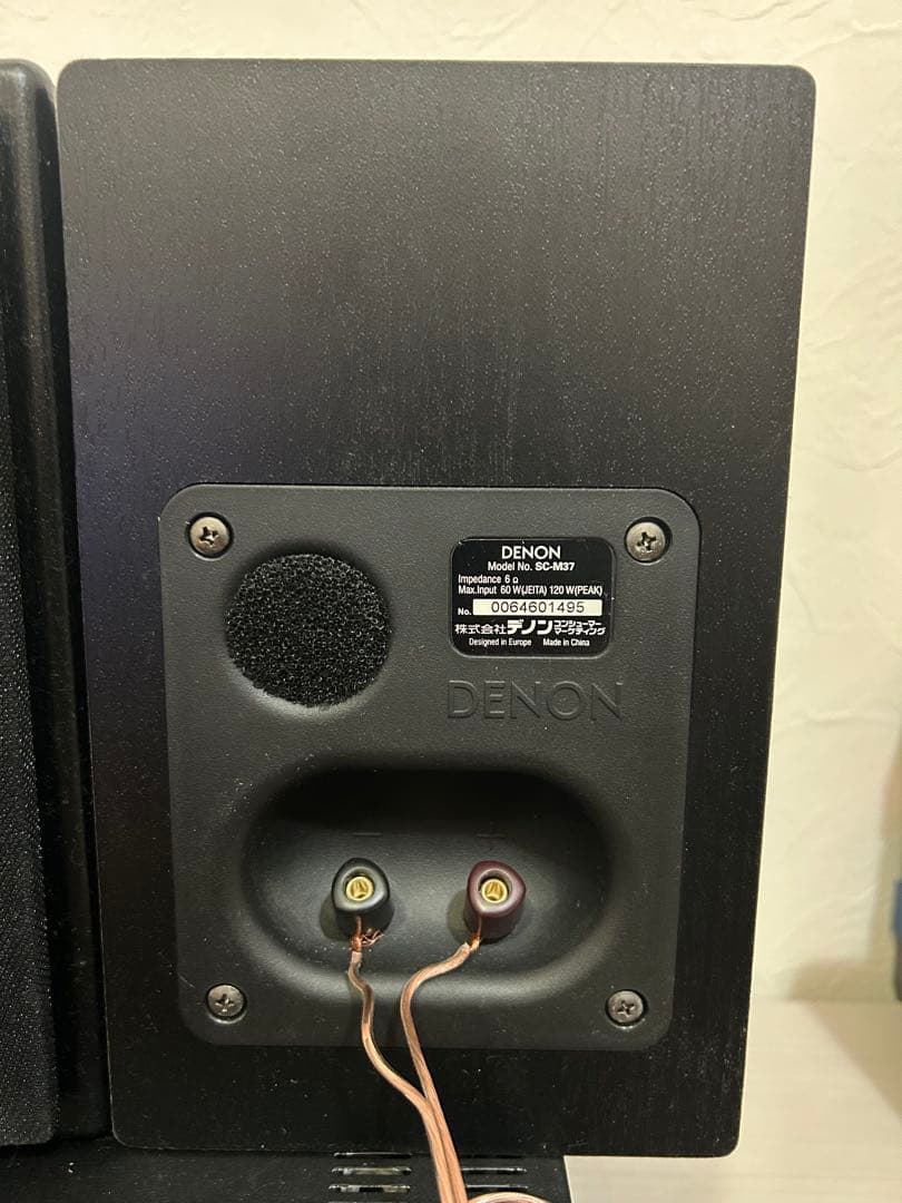 DENON RCD-M38 + スピーカー SC-M37 2本セット