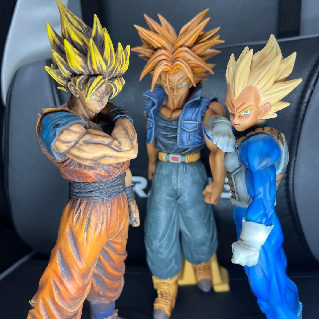 64.ドラゴンボール　悟空　ベジータ　トランクス　リペイント　セット　ジャンプ