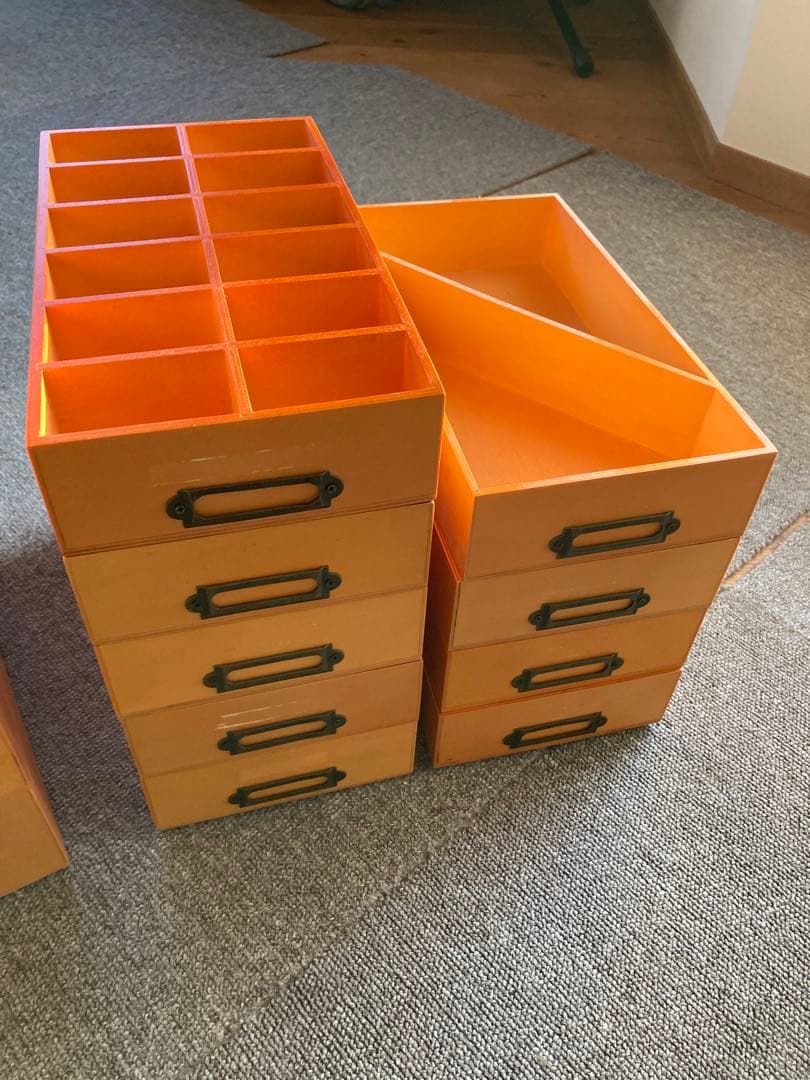 フェリシモ　木製　小分け　スタッキングボックス小　9つ