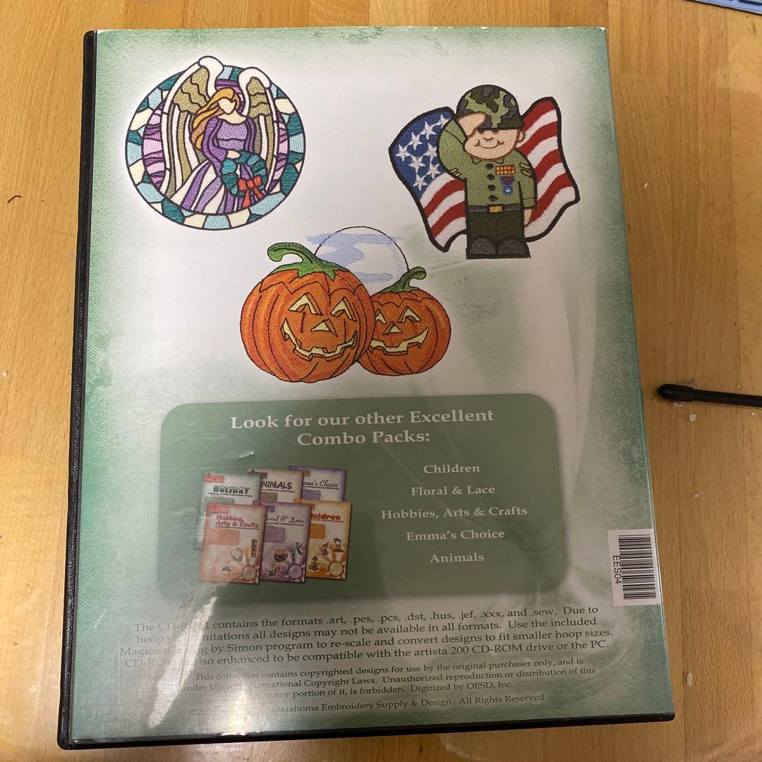 ミシン刺繍模様データ　CD Holiday