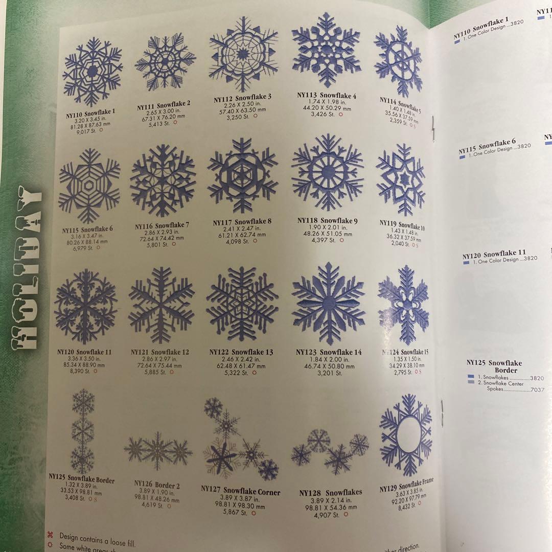 ミシン刺繍模様データ　CD Holiday