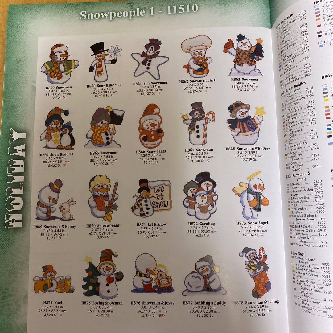 ミシン刺繍模様データ　CD Holiday