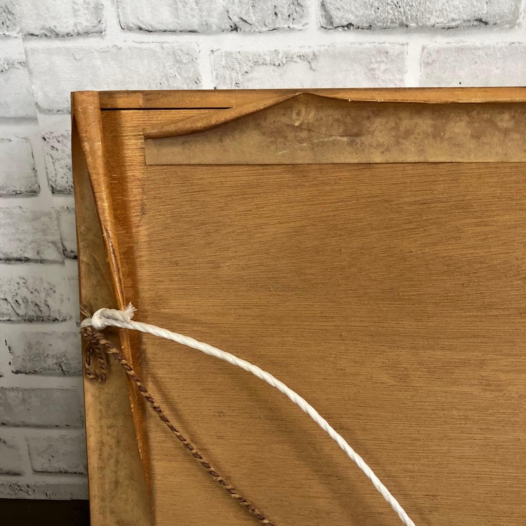 松庵 武比古 作 扇 虎 額装 伝統工芸 縁起物 金工芸 彫金 壁掛け 立掛け