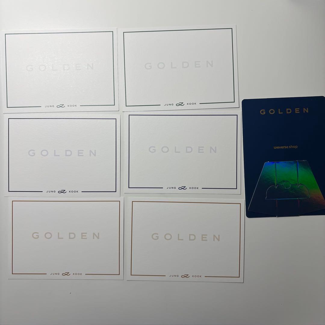 BTS JUNGKOOK GOLDEN 3形態セット おまけ付き