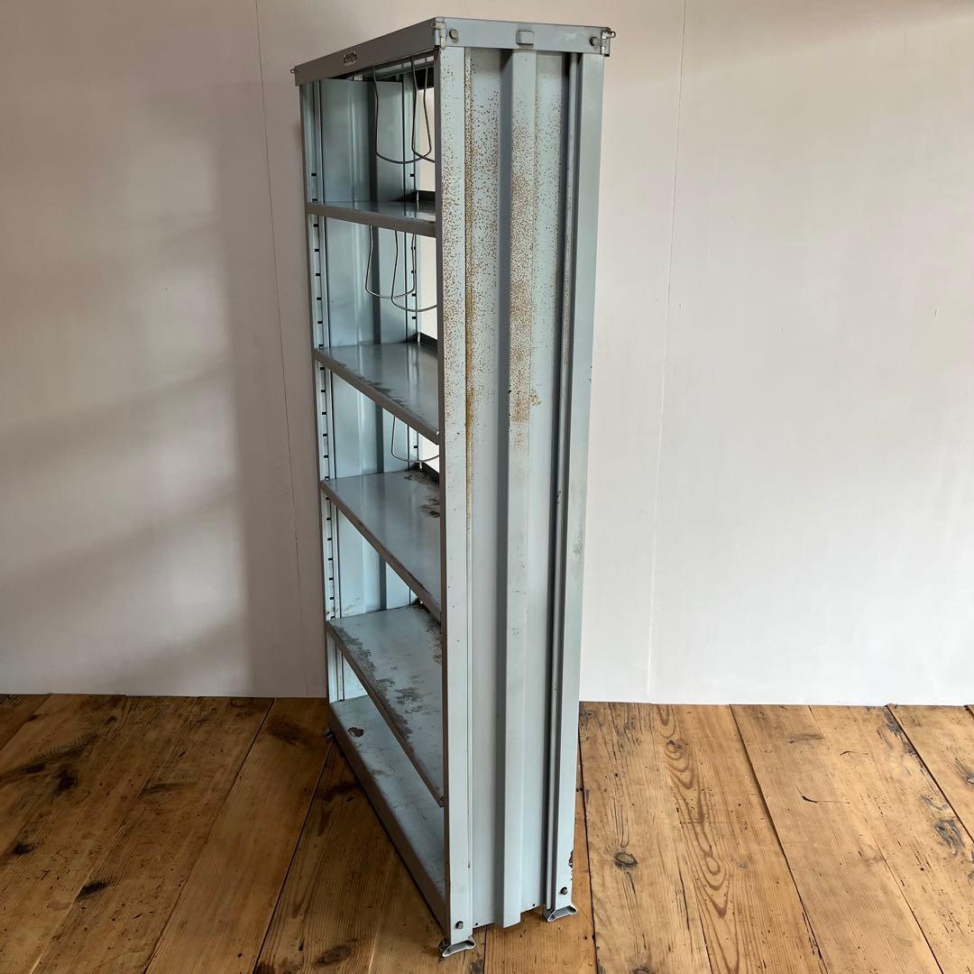 アンティーク スチールラック シャビー インダストリアル レトロ z715