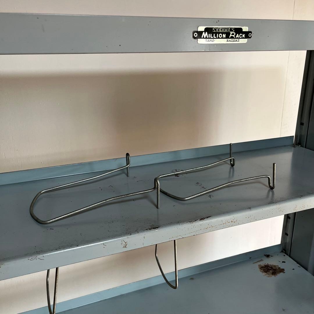 アンティーク スチールラック シャビー インダストリアル レトロ z715