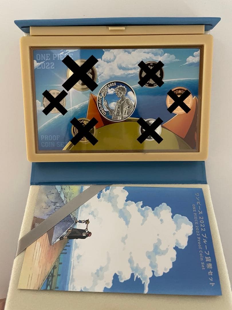 ONE PIECE 2022ブループルーフ　貨幣セット　