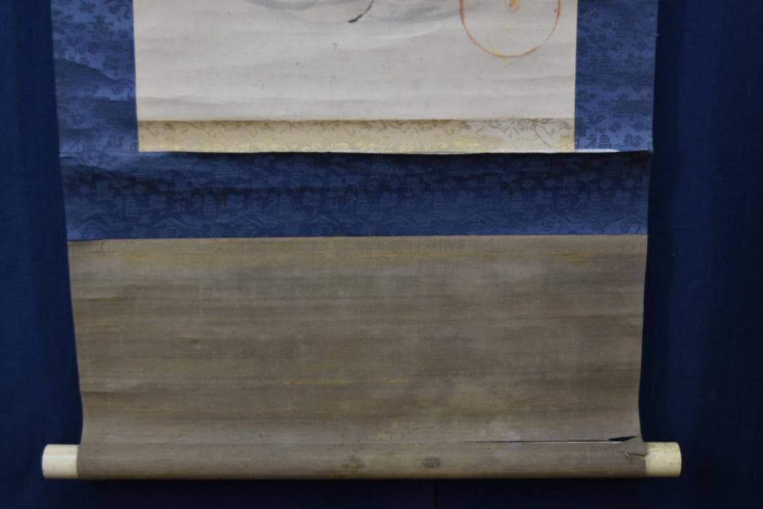 【真作】福井江亭/大黒天図/掛軸/名家伝来/AA-306