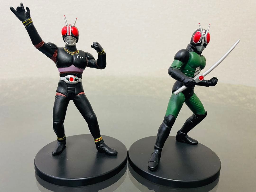仮面ライダー フィギュア 台座付き昭和ライダー15体セット【希少】
