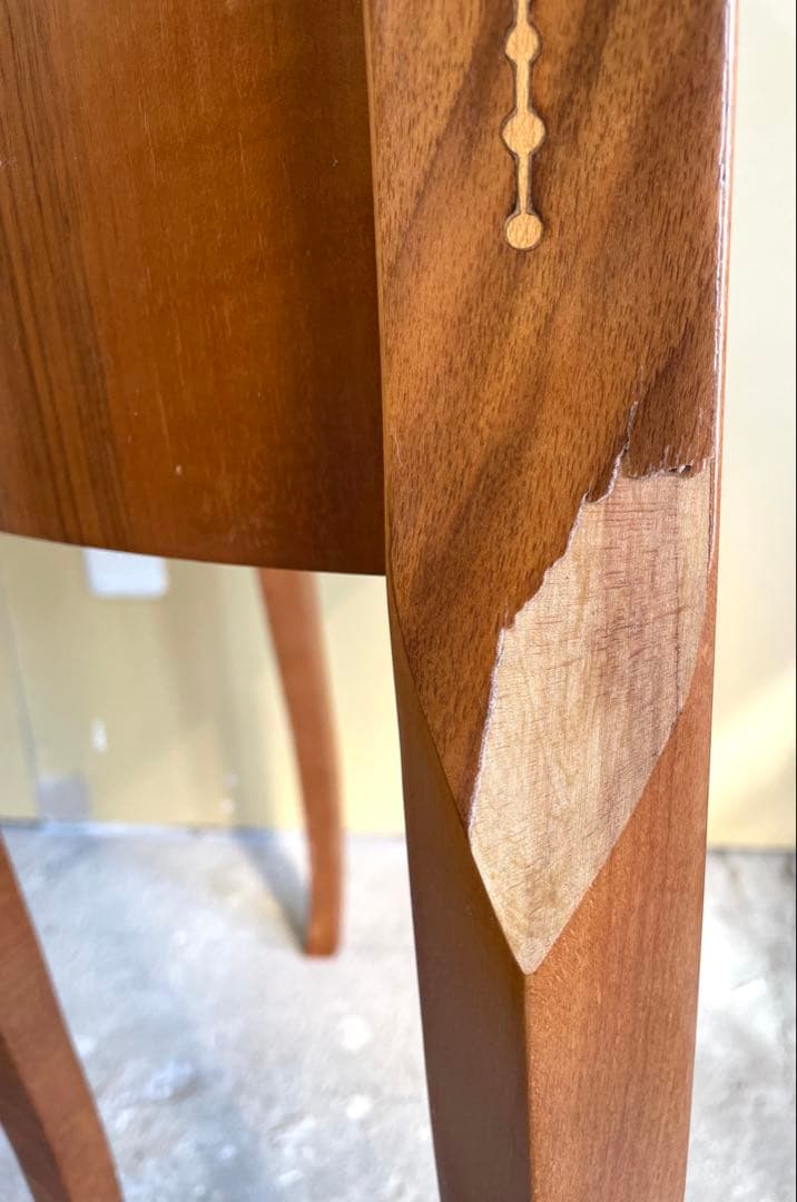 象嵌 コンソールチェスト サイドチェスト 電話台 猫脚 イタリア