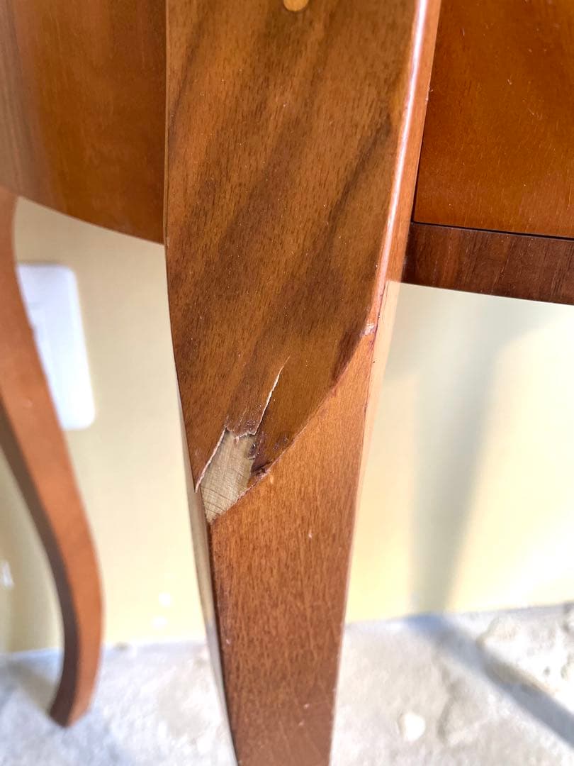 象嵌 コンソールチェスト サイドチェスト 電話台 猫脚 イタリア