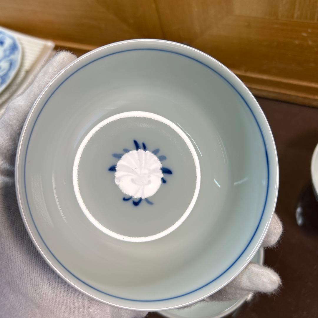 ニッコー　コシノヒロコ　藍がさね　皿５枚と小鉢５客　未使用品