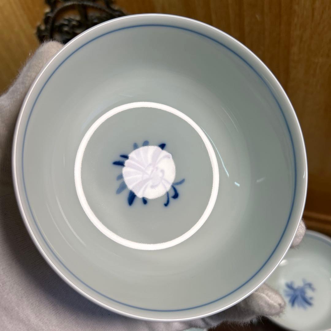 ニッコー　コシノヒロコ　藍がさね　皿５枚と小鉢５客　未使用品