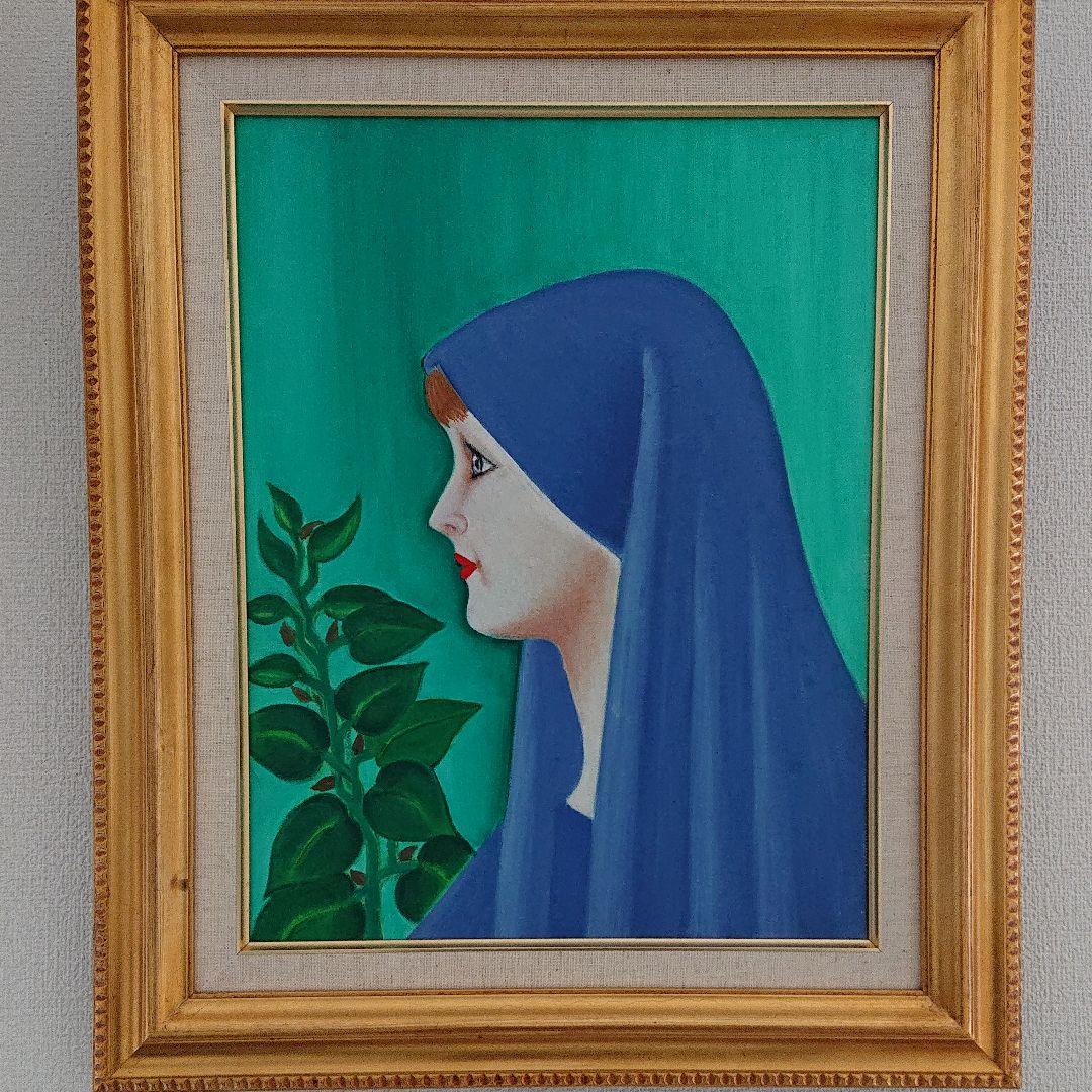 油絵 少女 最終 値下げ
