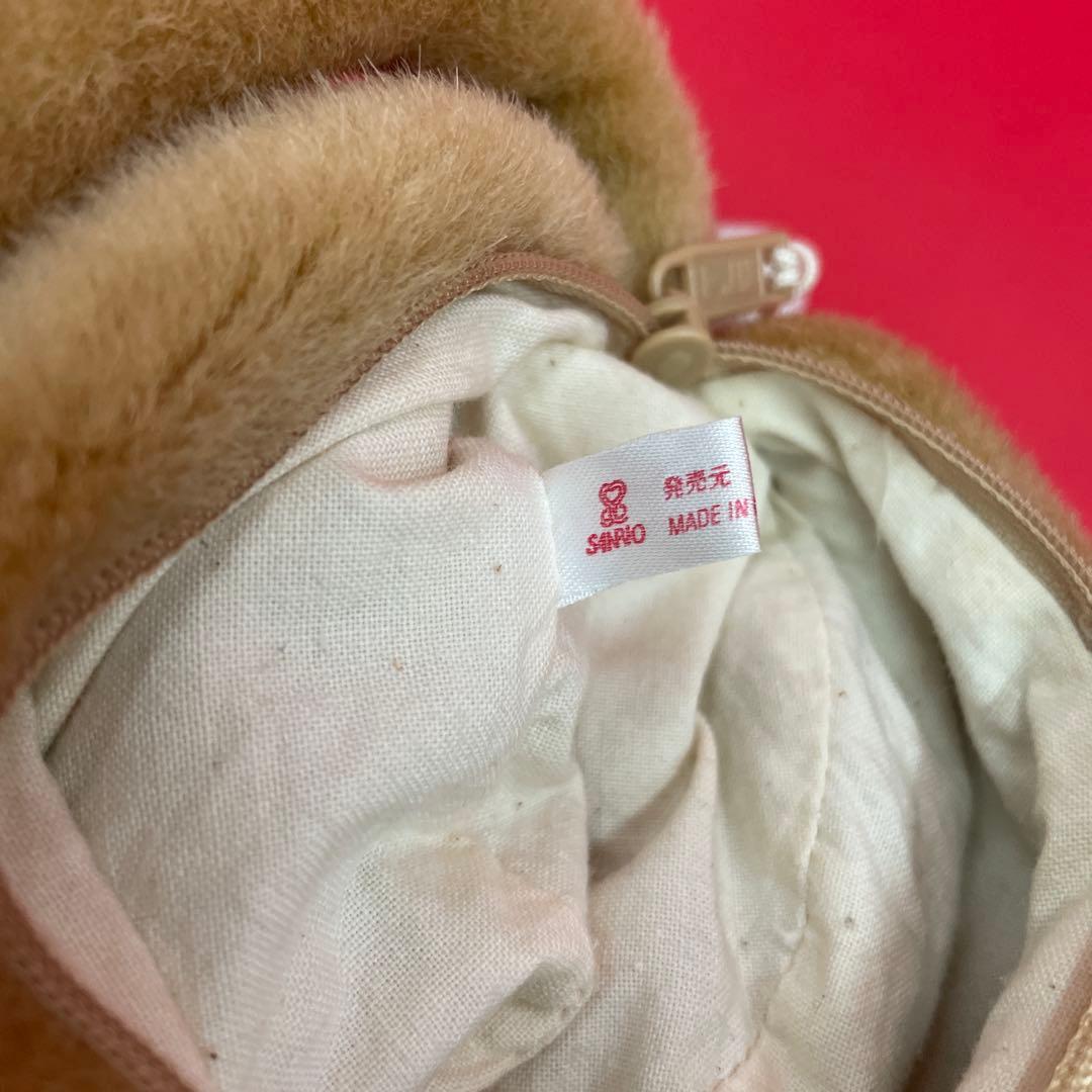 【希少/当時物】サンリオ ミスターベアーズドリーム 立体ファーバッグ レトロ