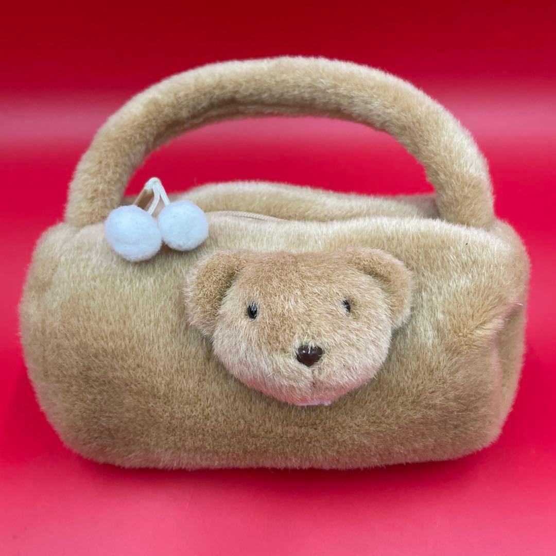 【希少/当時物】サンリオ ミスターベアーズドリーム 立体ファーバッグ レトロ