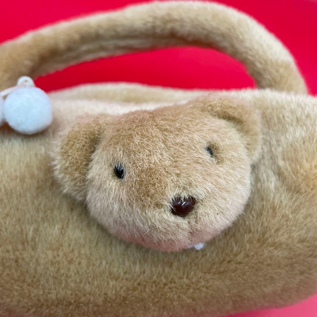 【希少/当時物】サンリオ ミスターベアーズドリーム 立体ファーバッグ レトロ
