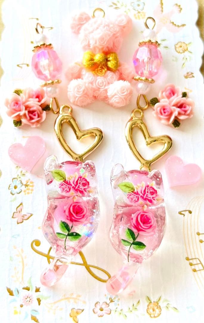 じゃれねこ『8月☆④ 薔薇×ピンク』