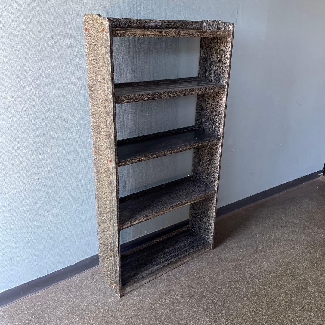 本棚　昭和レトロ　オープンラック　古道具