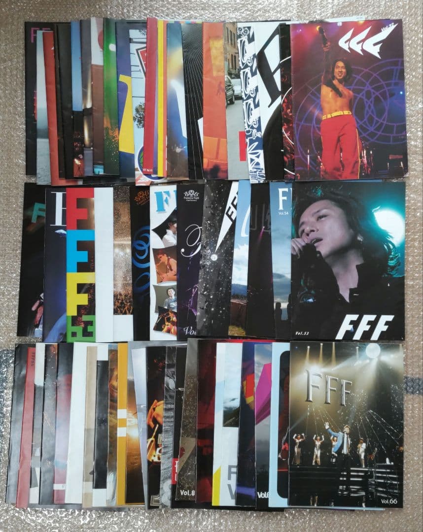 藤井フミヤ FC会報 + チェッカーズ 雑誌切り抜き大量