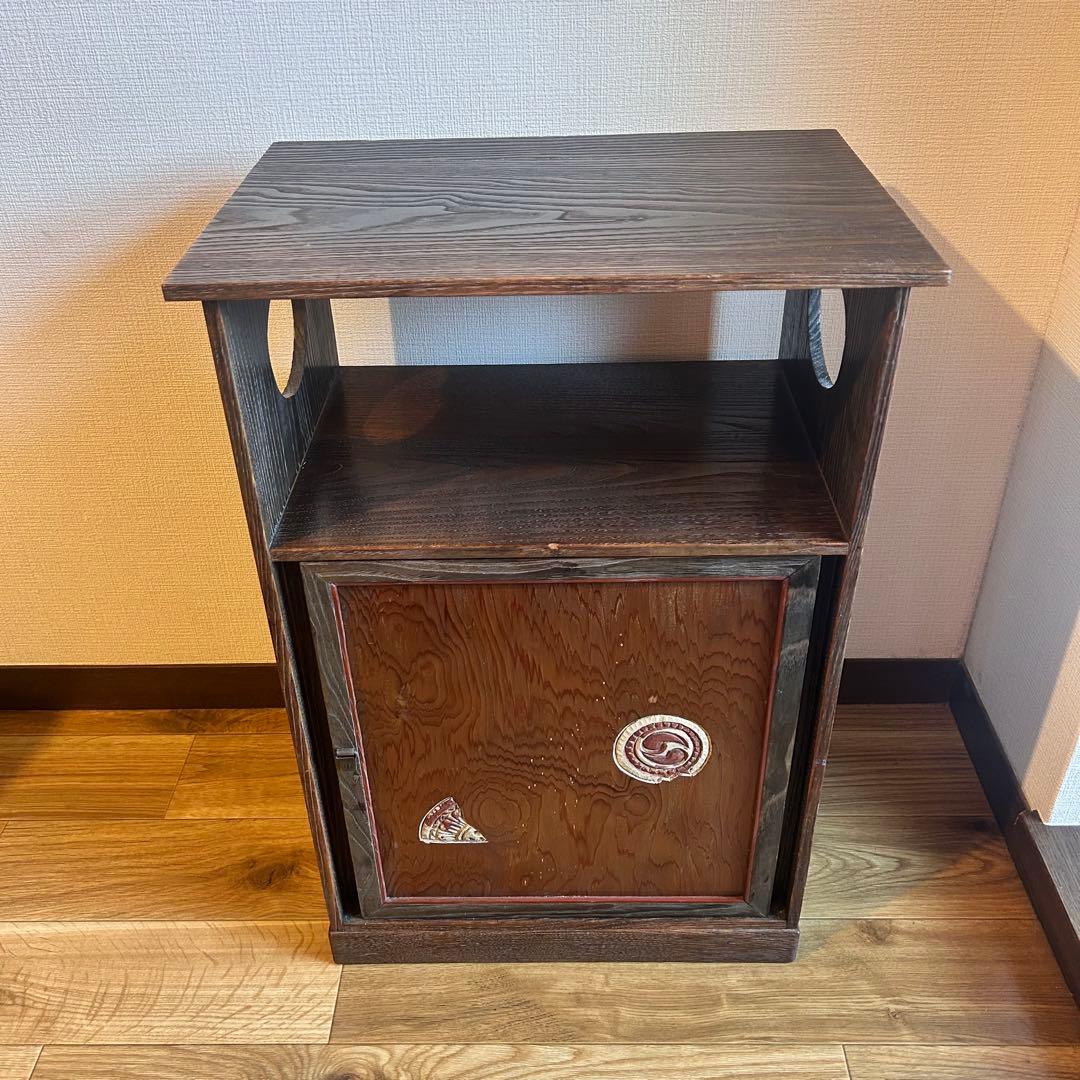 【昭和レトロ】＊和モダンなキャビネット＊小箪笥＊41cm×60cm×28cm＊