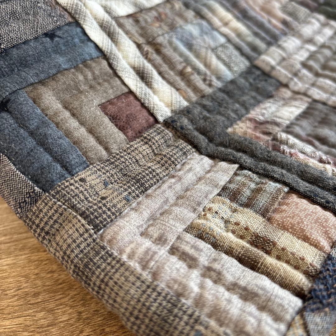 パッチワークキルト　ハウスのトートバック　ハンドメイド