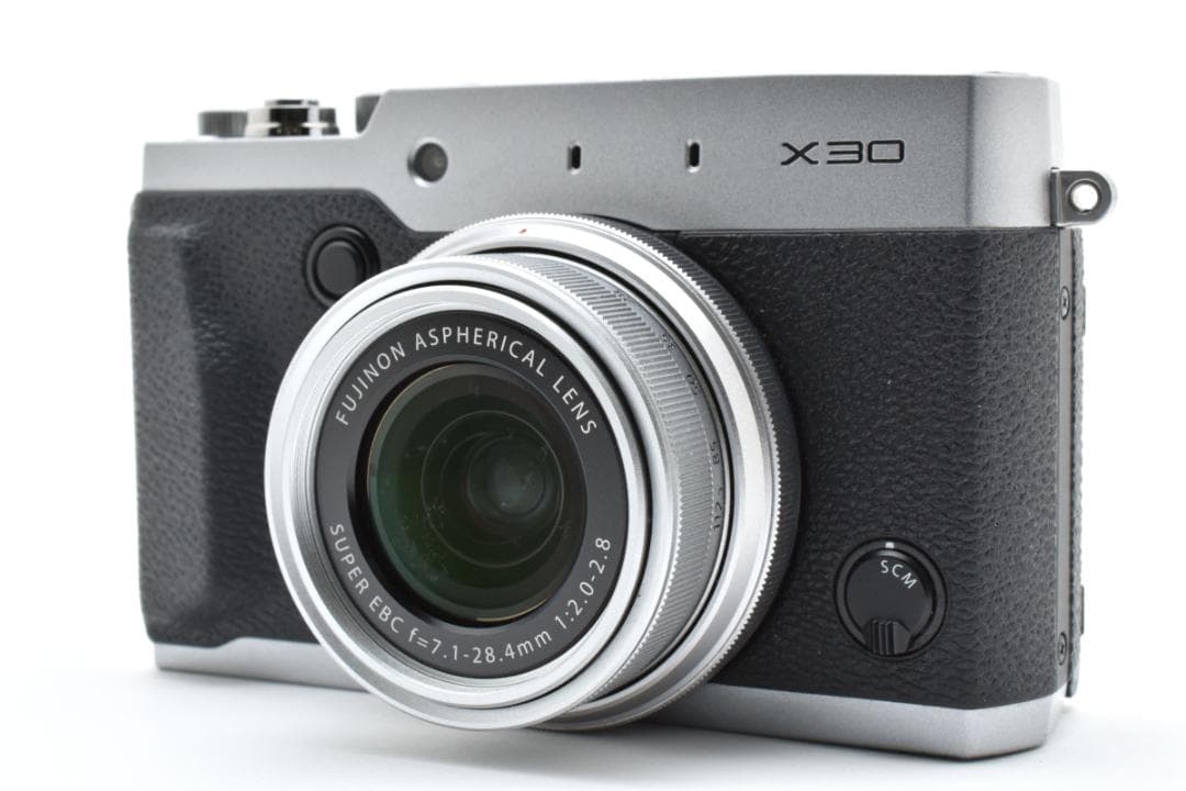 FUJIFILM X30 シルバー コンパクトデジタルカメラ コンデジ 動作品